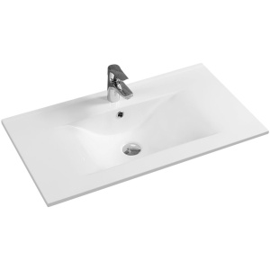 Тумба с раковиной Sanvit Кубэ -3 90 белый глянец