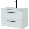 Тумба с раковиной STWORKI Эстерсунд 90, белая матовая