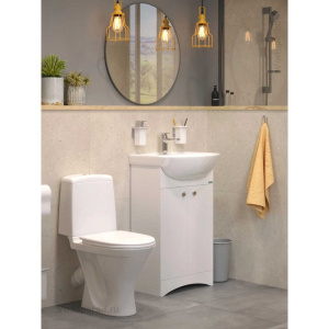 Раковина мебельная Sanita Аттика ВКС Белый S1 Т 50 WB.FN/T/50-C/WHT/G/S1 белая