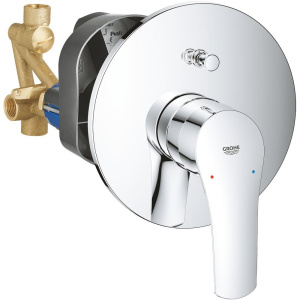 Смеситель для ванны с душем Grohe Eurosmart 33305003 С ВНУТРЕННЕЙ ЧАСТЬЮ