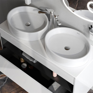 Мебель для ванной AM.PM Func 120 белый глянец, со столешницей, раковина M8FWCC20550WG