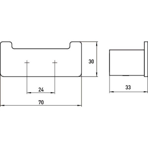 Купить Крючок Emco Loft 0575 133 02 двойной, черный в Москве с доставкой Крючок Emco Loft 0575 133 02 двойной, черный