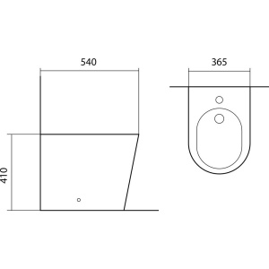 Купить Биде напольное Акватек Вега AQ1058-00 в Москве с доставкой Биде напольное Акватек Вега AQ1058-00