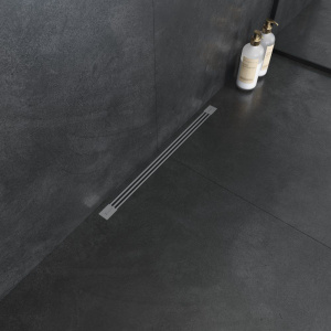 Душевой трап (лоток) Boheme B&T Infinity 60 см, хром