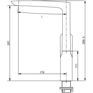 Смеситель для кухни Savol SK-H7001