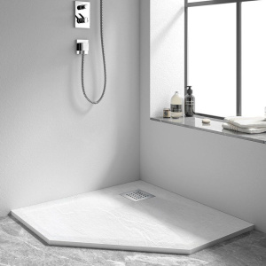 Купить Поддон для душа Vincea VST-4SP1010W белый матовый, с сифоном в Москве с доставкой Поддон для душа Vincea VST-4SP1010W белый матовый, с сифоном