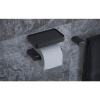 Держатель туалетной бумаги Artwelle Schwarz 7726 с полкой, черный