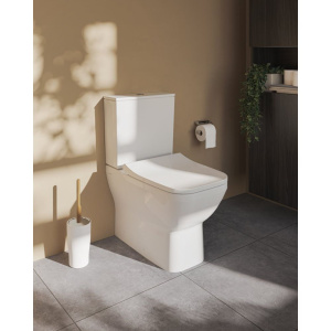 Купить Унитаз-компакт VitrA Integra Square 9833B003-7204 с микролифтом в Москве с доставкой Унитаз-компакт VitrA Integra Square 9833B003-7204 с микролифтом