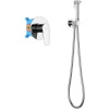 Гигиенический душ со смесителем Aquatek Бетта AQ1119CR хром