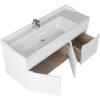 Тумба с раковиной СаНта Лондон 120 подвесная, с ящиком, с дверками