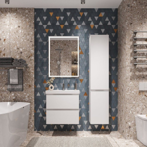 Купить Тумба с раковиной SanStar Riana 60 подвесная в Москве с доставкой Тумба с раковиной SanStar Riana 60 подвесная