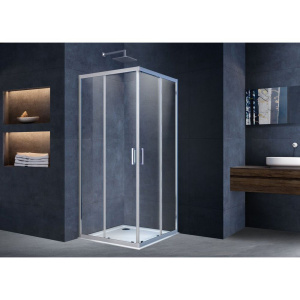 Купить Душевой уголок Vincea Alpha VSS-3AL100CL 100x100, профиль хром, стекло прозрачное в Москве с доставкой Душевой уголок Vincea Alpha VSS-3AL100CL 100x100, профиль хром, стекло прозрачное