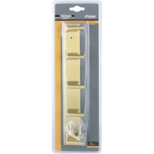 Купить Крючок Fixsen Trend Gold 99005-5 матовое золото, 5 крючков в Москве с доставкой Крючок Fixsen Trend Gold 99005-5 матовое золото, 5 крючков