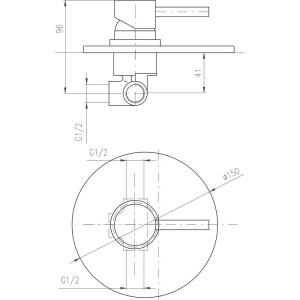 Купить Смеситель для душа Rav Slezak Seina SE983LCMAT С ВНУТРЕННЕЙ ЧАСТЬЮ в Москве с доставкой Смеситель для душа Rav Slezak Seina SE983LCMAT С ВНУТРЕННЕЙ ЧАСТЬЮ