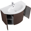 Тумба с раковиной Cezares Eden 91 rovere scuro soft, раковина 50177