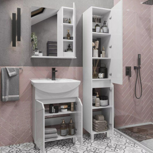 Зеркало SanStar Каскад 60 белое