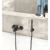 Смеситель для ванны с душем Kludi Pure&Style 406813975 черный матовый