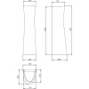 Раковина Santeri Воротынский на одно отверстие, с пьедесталом