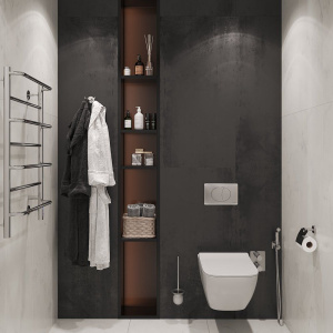 Купить Кнопка смыва STWORKI 230823 хром матовый в Москве с доставкой Кнопка смыва STWORKI 230823 хром матовый