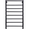 Полотенцесушитель водяной Comfysan Puro W-8 80х50 черный матовый