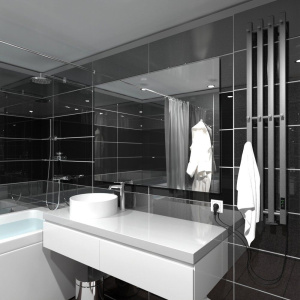 Купить Полотенцесушитель электрический Маргроид Inaro профильный Inaro-12018-1081-7024 120х18, графитовый серый в Москве с доставкой Полотенцесушитель электрический Маргроид Inaro профильный Inaro-12018-1081-7024 120х18, графитовый серый