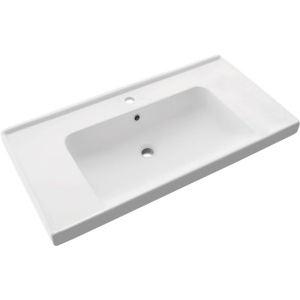 Купить Мебель для ванной Lemark Veon mini 90 белая глянцевая, 1 ящик в Москве с доставкой Мебель для ванной Lemark Veon mini 90 белая глянцевая, 1 ящик