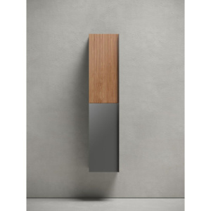 Шкаф-пенал Sancos Delta 35 дуб красный, графит