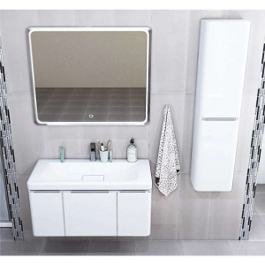 Купить Тумба с раковиной Aquaton Шерилл 105 1A2063K1SH010 белая в Москве с доставкой Тумба с раковиной Aquaton Шерилл 105 1A2063K1SH010 белая