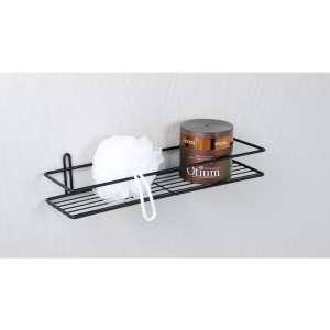 Купить Полка Fixsen FX-730B-1 прямая, черная в Москве с доставкой Полка Fixsen FX-730B-1 прямая, черная