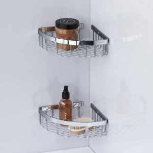 Полка AM.PM Sense L A7452200 угловая, хром, 2 шт.