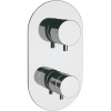 Термостатический смеситель Remer Elegance NT93 С ВНУТРЕННЕЙ ЧАСТЬЮ, для ванны с душем, 3 потребителя