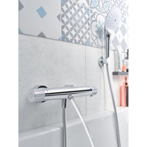 Термостатический смеситель Jacob Delafon Rivoli E24325-CP для ванны с душем