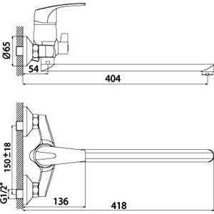 Универсальный смеситель Rossinka D D40-32
