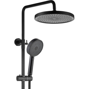 Душевая стойка Акватек AQ2043MB С ВНУТРЕННЕЙ ЧАСТЬЮ, 260 мм, черный