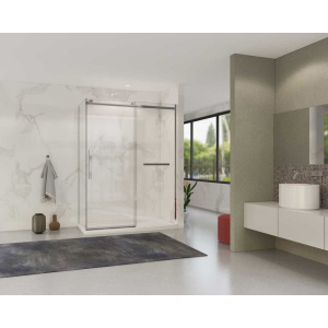 Душевой уголок Vincea Como Soft VSR-1CS8015CL 150x80 см профиль хром, стекло прозрачное