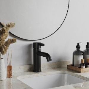 Купить Смеситель для раковины Paini Brera 74PZ205O черный брашированный в Москве с доставкой Смеситель для раковины Paini Brera 74PZ205O черный брашированный