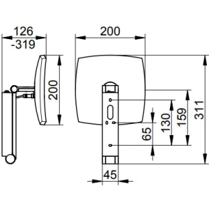 Косметическое зеркало Keuco iLook_ move 17613019004 хром