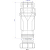 Сифон для раковины McAlpine MRNRV50-PB