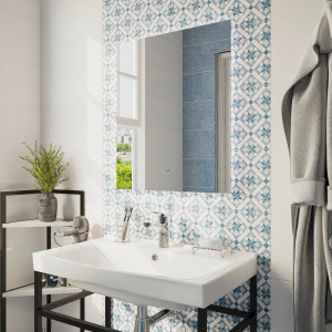 Купить Зеркало DIWO Элиста, 60 с подсветкой светодиодной, инфракрасный выключатель, настенное, прямоугольное в Москве с доставкой Зеркало DIWO Элиста, 60 с подсветкой светодиодной, инфракрасный выключатель, настенное, прямоугольное