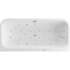 Акриловая ванна Excellent Arana WAEX.ARA18.ULTRA 180x85 см, с гидромассажем, с каркасом, со сливом-переливом