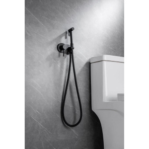 Купить Гигиенический душ Allen Brau Priority 5.31005-31 С ВНУТРЕННЕЙ ЧАСТЬЮ, чёрный матовый в Москве с доставкой Гигиенический душ Allen Brau Priority 5.31005-31 С ВНУТРЕННЕЙ ЧАСТЬЮ, чёрный матовый