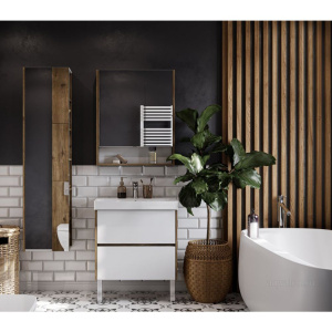 Зеркало-шкаф AQUATON Сканди 70 дуб рустикальный