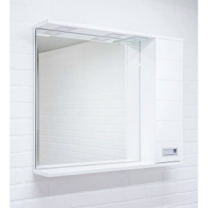 Купить Зеркало Домино Cube R 75 с подсветкой в Москве с доставкой Зеркало Домино Cube R 75 с подсветкой