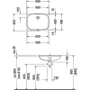 Раковина Duravit D-code 0338560000 встраиваемая снизу