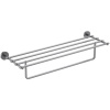 Полка для полотенец Aquatek Бетта AQ4615BGM оружейная сталь