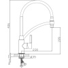 Смеситель для кухни Haiba HB72505-8 белый