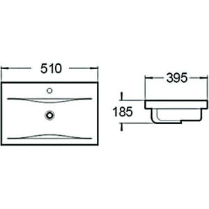 Раковина SantiLine SL-2101 50