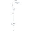 Душевая стойка Gappo G91 G2491-8 с термостатом, белая
