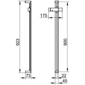 Купить Душевая штанга Keuco 51185010900 хром в Москве с доставкой Душевая штанга Keuco 51185010900 хром