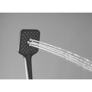 Купить Душевая стойка Vincea Next VSFS-1N0TGM с термостатом, вороненая сталь в Москве с доставкой Душевая стойка Vincea Next VSFS-1N0TGM с термостатом, вороненая сталь